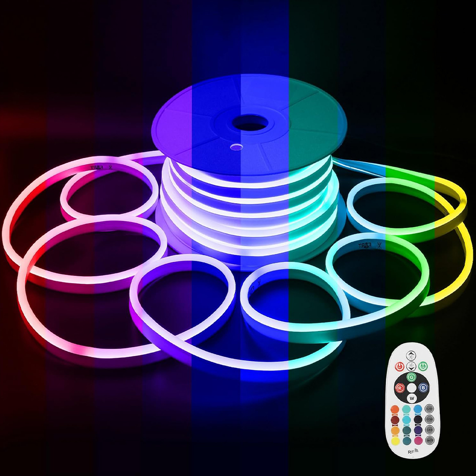 Smart Garden Lights Uk - Bande lumineuse Led RGB intelligente, prise
