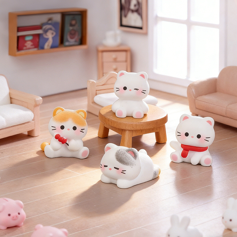 6 figurines de chat mignonnes  - Smart Garden Diy avis et prix