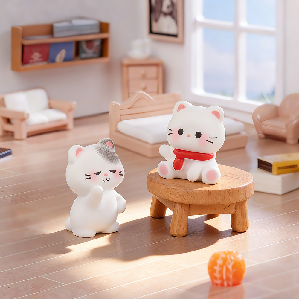 6 figurines de chat mignonnes  - Smart Garden Diy avis et prix