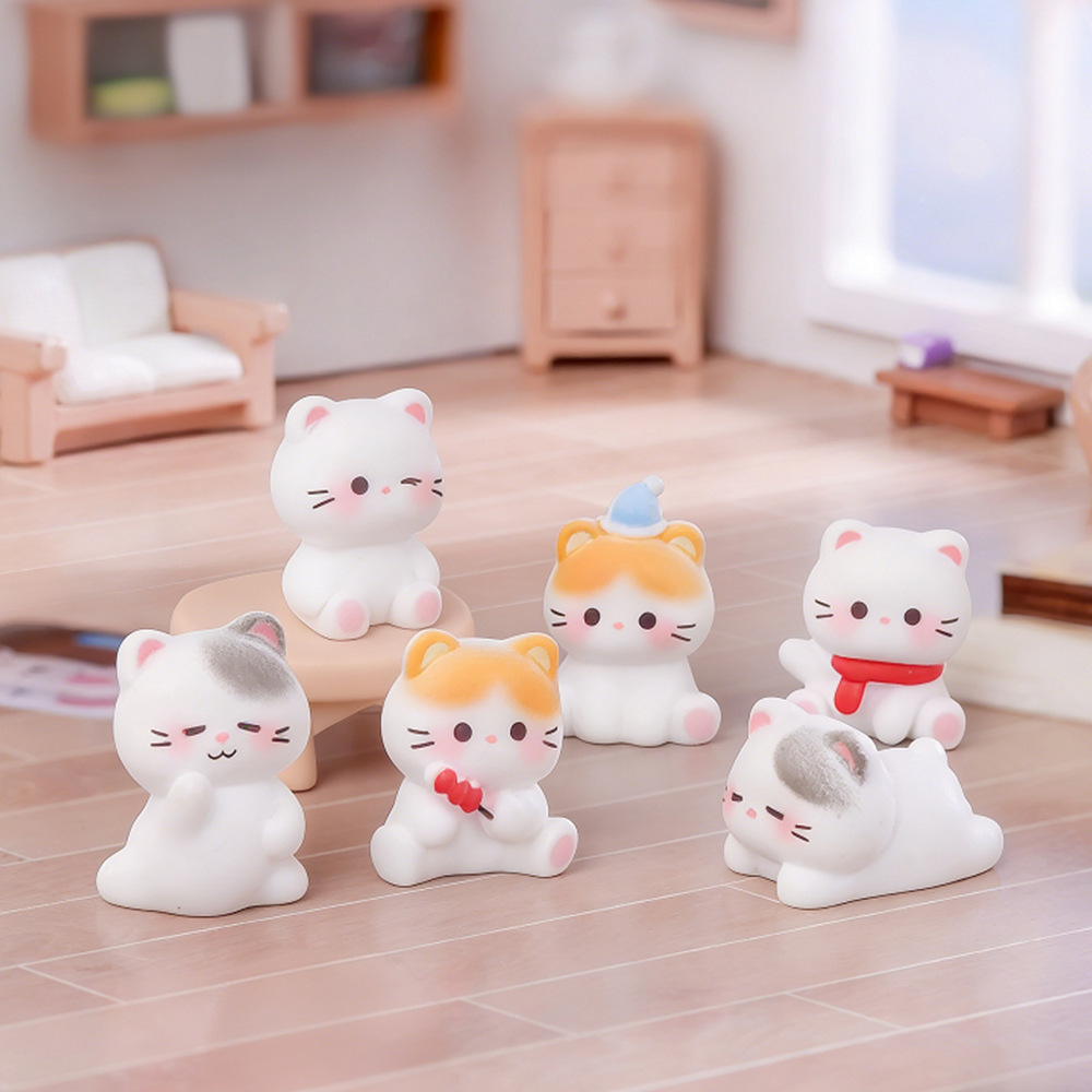 6 figurines de chat mignonnes  - Smart Garden Diy avis et prix