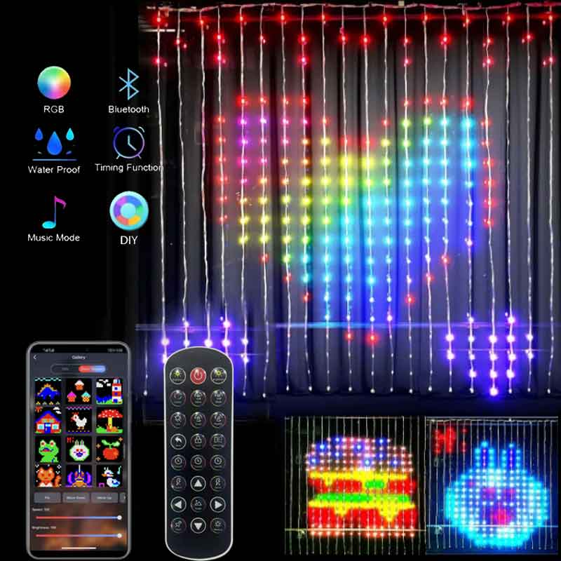 Rideaux lumineux LED intellige - Smart Garden Diy avis et prix