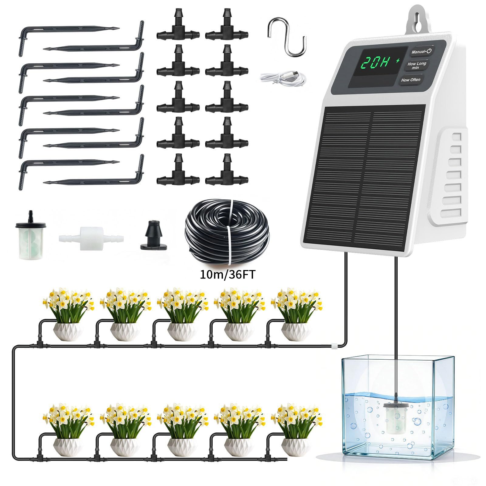 Système d'irrigation solaire a - Yoocaa Smart Garden avis et prix