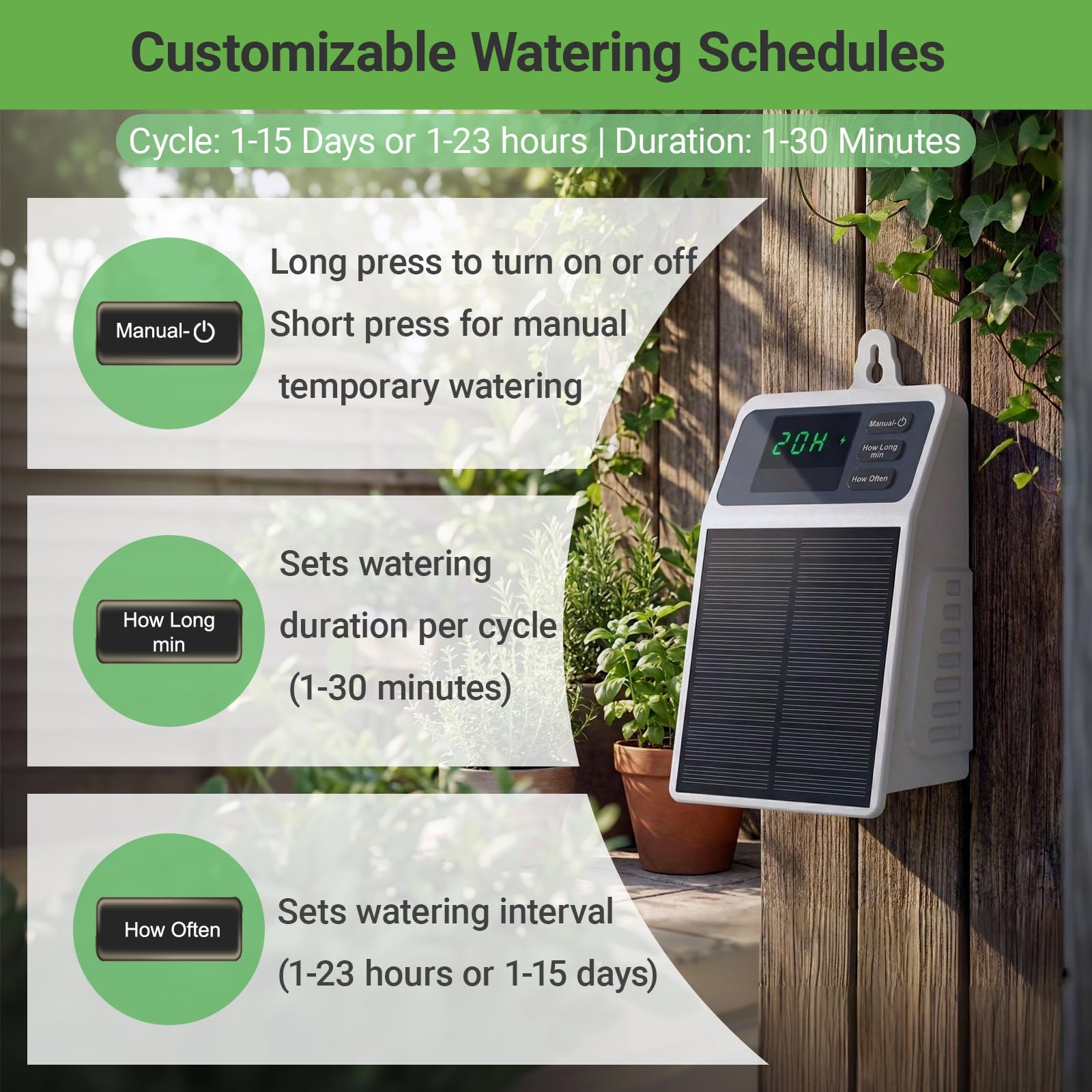 Système d'irrigation solaire a - Yoocaa Smart Garden avis et prix
