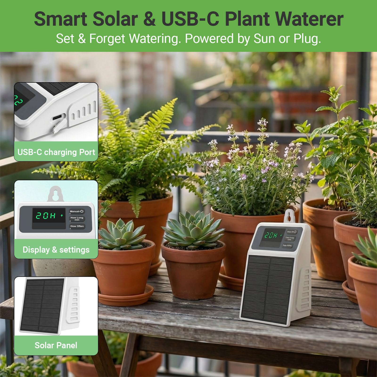 Système d'irrigation solaire a - Yoocaa Smart Garden avis et prix